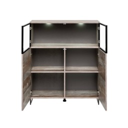 Plank Display Cabinet 100cm - Oak Canyon Manor Wood 100cm - thumbnail 2