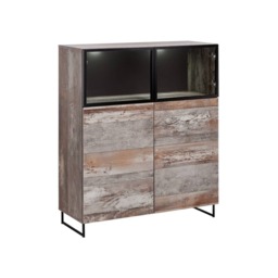 Plank Display Cabinet 100cm - Oak Canyon Manor Wood 100cm - thumbnail 1