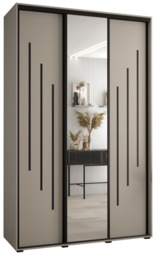 Dakota IX Sliding Door Wardrobe 150cm - Cashmere 150cm - thumbnail 2