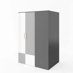 Pok PO-00 Walk-In Wardrobe 130cm - Left Grey Matt 130cm