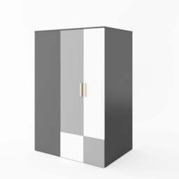 Pok PO-00 Walk-In Wardrobe 130cm - Left Grey Matt 130cm - thumbnail 2