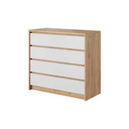 Xelo Chest Of Drawers 93cm - White 93cm - thumbnail 1