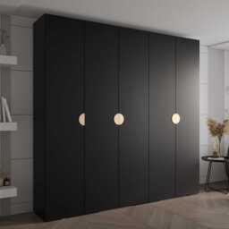 Inova IV Hinged Door Wardrobe 250cm - White 250cm - thumbnail 2