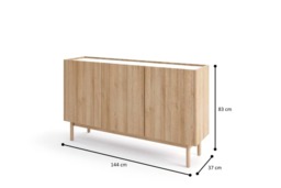 Boho Sideboard Cabinet 144cm - Oak Riviera 144cm - thumbnail 3