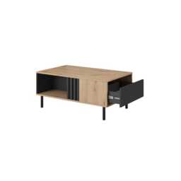 Madis Coffee Table 100cm - Oak Artisan 100cm - thumbnail 2