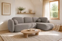 Corner Sofa Bed Olio II - Green 289cm Right - thumbnail 4