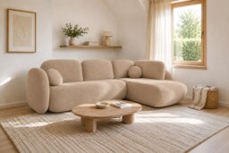 Corner Sofa Bed Olio II - Green 289cm Right - thumbnail 6