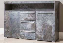 India 26 Sideboard Cabinet 132cm - Schiefer 132cm - thumbnail 3