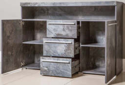India 26 Sideboard Cabinet 132cm - Schiefer 132cm - thumbnail 4