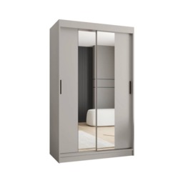 Rubino T1 Sliding Door Wardrobe 120cm - Cashmere 120cm - thumbnail 8