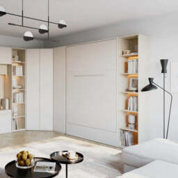 Charlie CH-07 Vertical Wall Bed Concept 140cm - Cashmere 140 x 200cm - thumbnail 8