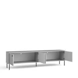Iris TV Cabinet 207cm - Grey 207cm - thumbnail 2