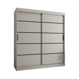 Rubino V1 Sliding Door Wardrobe 180cm - Cashmere 180cm - thumbnail 8