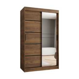 Rubino V2 Sliding Door Wardrobe 120cm - Cashmere 120cm - thumbnail 5