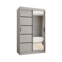 Rubino V2 Sliding Door Wardrobe 120cm - Cashmere 120cm - thumbnail 8