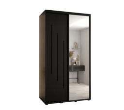 Cannes IX Sliding Door Wardrobe 130cm - White 130cm - thumbnail 3