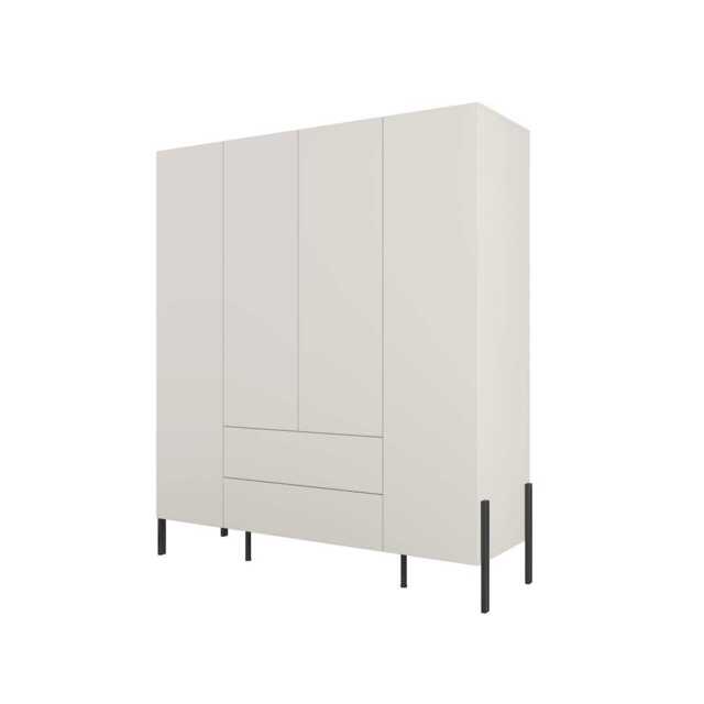 Yukon Hinged Door Wardrobe 180cm - Cashmere 180cm - image 1