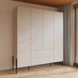 Yukon Hinged Door Wardrobe 180cm - Cashmere 180cm - thumbnail 5