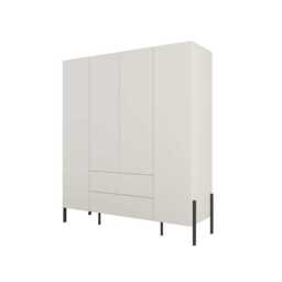 Yukon Hinged Door Wardrobe 180cm - Cashmere 180cm - thumbnail 1