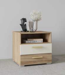 Vertina 22 Bedside Table 46cm - Oak Wild 46cm - thumbnail 4