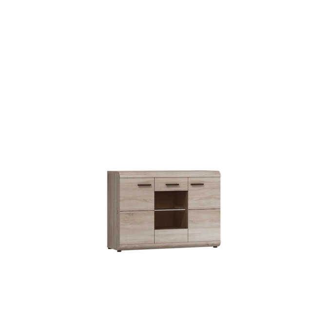 Link Display Sideboard Cabinet 120cm - Oak Sonoma 120cm - image 1