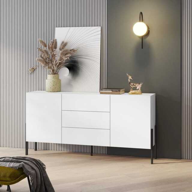 Jukon 26 Sideboard Cabinet 184cm - White 184cm - image 1