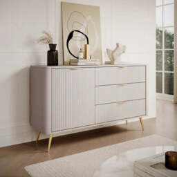 Lante Sideboard Cabinet 138cm - Beige 138cm