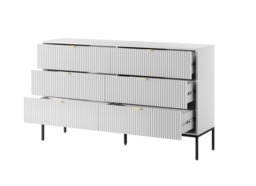 Nova Chest Of Drawers 154cm - White Matt 154cm - thumbnail 8