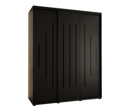Cannes XII Sliding Door Wardrobe 190cm - White 190cm - thumbnail 3