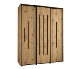 Cannes XII Sliding Door Wardrobe 190cm - White 190cm - thumbnail 6