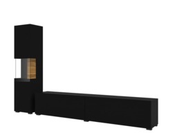 "Ava 09 Entertainment Unit For TVs Up To 75"" - White 220cm" - thumbnail 4