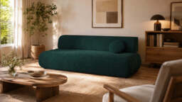 Sofa Bed Lino - Light Beige 214cm 104cm - thumbnail 4