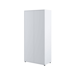 Bed Concept BC-20 Hinged Door Wardrobe 101cm - White Matt 101cm - thumbnail 1