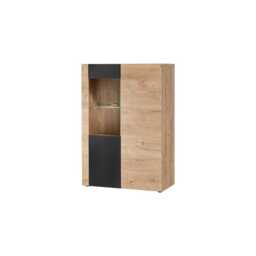 Aron Display Cabinet 90cm - Oak Ribbeck 90cm - thumbnail 1
