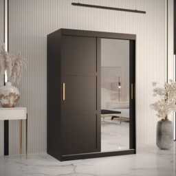 Ramiro II Sliding Door Wardrobe 120cm - White 120cm - thumbnail 2