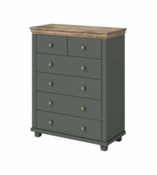Evora 45 Chest of Drawers 90cm - Green 90cm - thumbnail 2