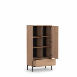 Querty 03 Highboard Cabinet 70cm - Black Matt 70cm - thumbnail 3
