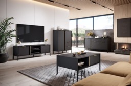 Lars Sideboard Cabinet 103cm - Anthracite 103cm - thumbnail 6