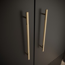 Manhattan III Hinged Door Wardrobe 100cm - Black 100cm - thumbnail 8
