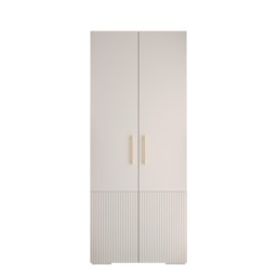 Manhattan III Hinged Door Wardrobe 100cm - Black 100cm - thumbnail 3