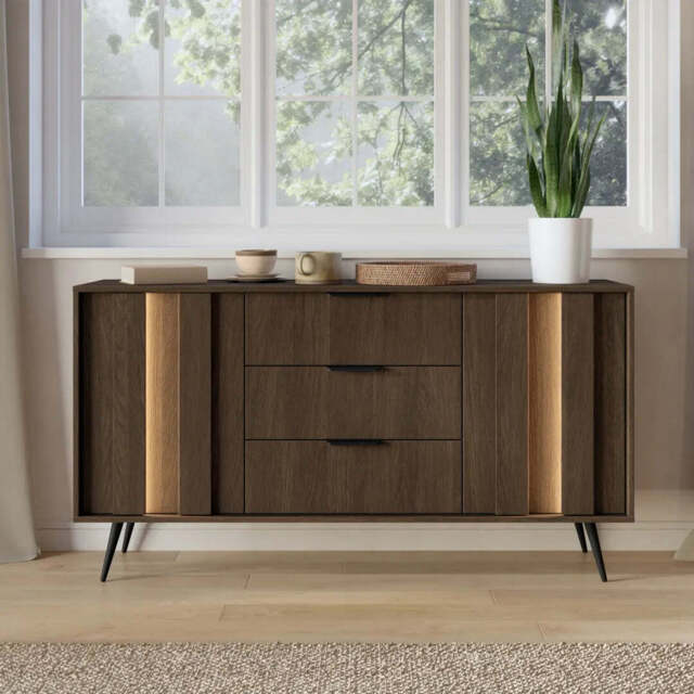 Amaro Chest Of Drawers 154cm - Oak Dunin 154cm - image 1