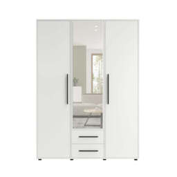 Maxione MX-12 Hinged Door Wardrobe 150cm - Cashmere 150cm - thumbnail 4