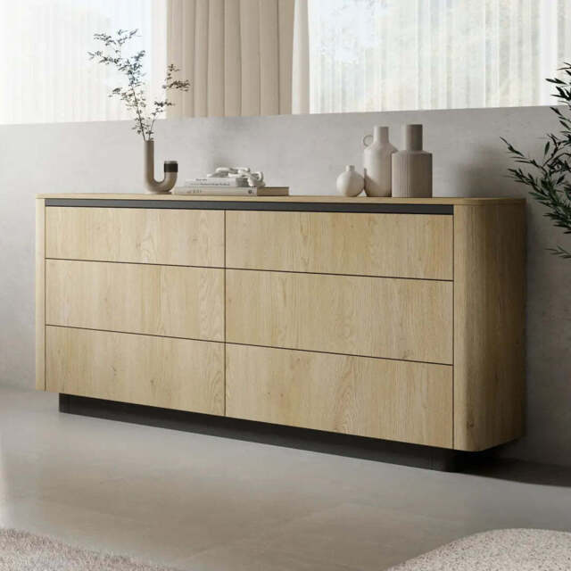 Torro Chest Of Drawers 163cm - Oak Cremona 163cm