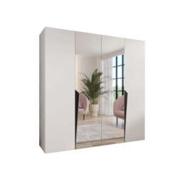 Piano II Hinged Door Wardrobe 200cm - Black 200cm - thumbnail 3