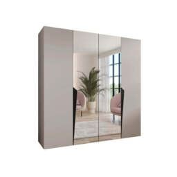 Piano II Hinged Door Wardrobe 200cm - Black 200cm - thumbnail 5