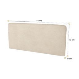 BC-33 Optional Headboard For BC-13 Vertical Wall Bed Concept 180cm - Navy - thumbnail 3