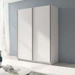 Gozo Sliding Door Wardrobe - White Matt 150cm
