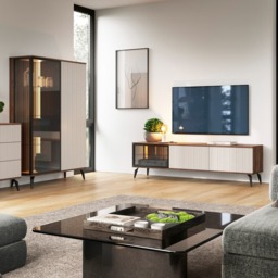 Vici Display Sideboard Cabinet 103cm - Cashmere 103cm - thumbnail 6