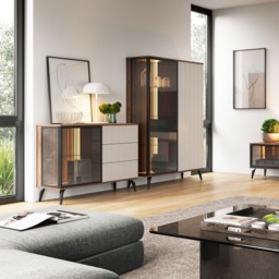 Vici Display Sideboard Cabinet 103cm - Cashmere 103cm - thumbnail 5
