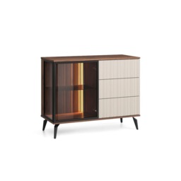 Vici Display Sideboard Cabinet 103cm - Cashmere 103cm - thumbnail 2